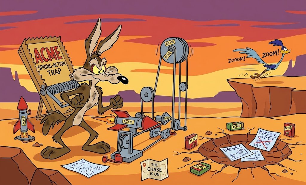 Wile E. Coyote vs. Road Runner