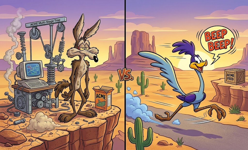 Wile E. Coyote vs. Road Runner