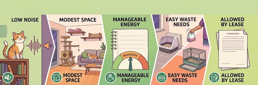 what are the best pets for apartments
